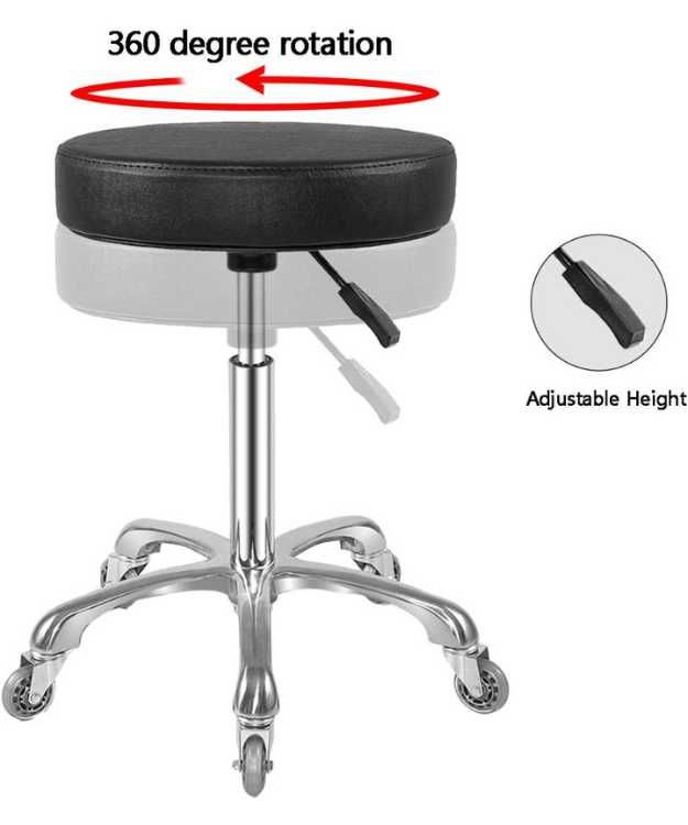 Ainilaily Rolling Stool with Wheels