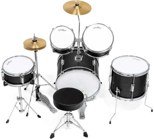 Ashthorpe 5-Piece Complete Junior Drum Set