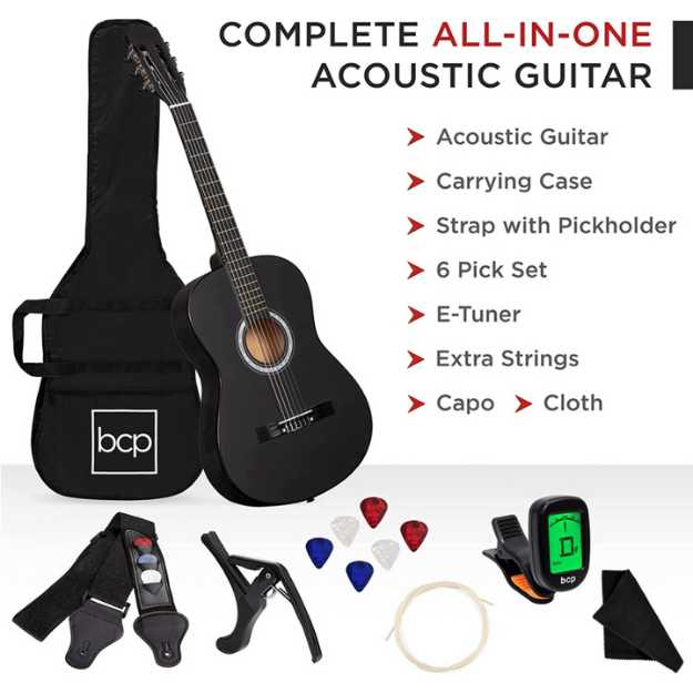 Best Choice Products Acoustic Guitar Starter Kit