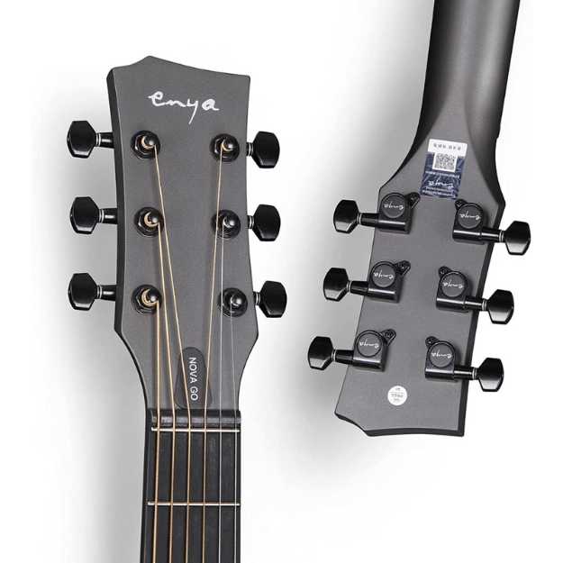 Enya Nova Go Carbon Fiber Acoustic Guitar 1/2 Size Beginner Guitar