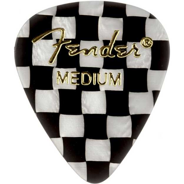 Fender Checkered Guitar Pick 12 Pack
