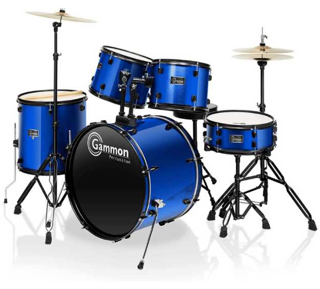 Gammon Percussion Full Size Complete Drum Set