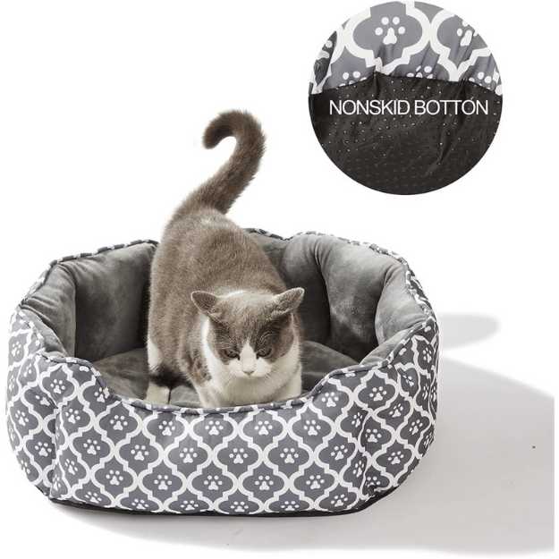 LUCKITTY Large Cat Bed
