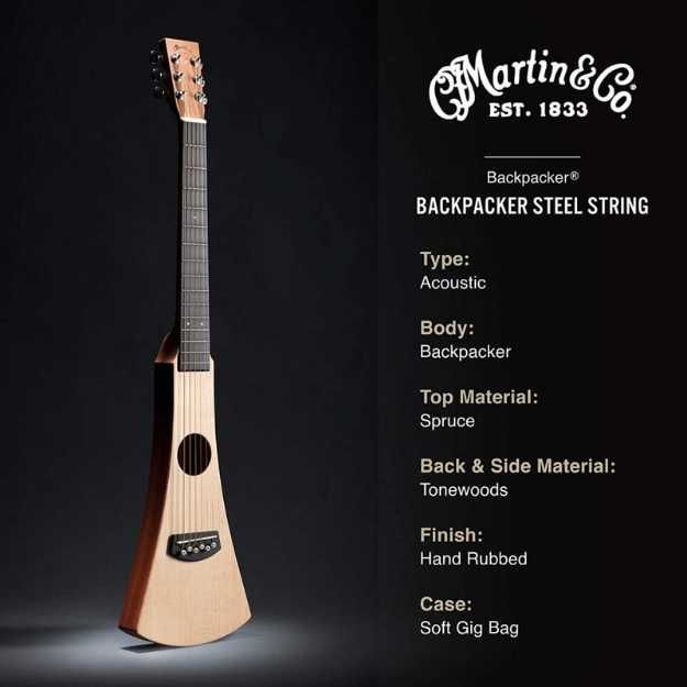 Martin Steel String Backpacker Travel Guitar
