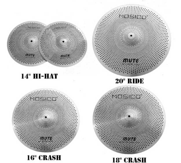 Mute Cymbal Low Volume Set