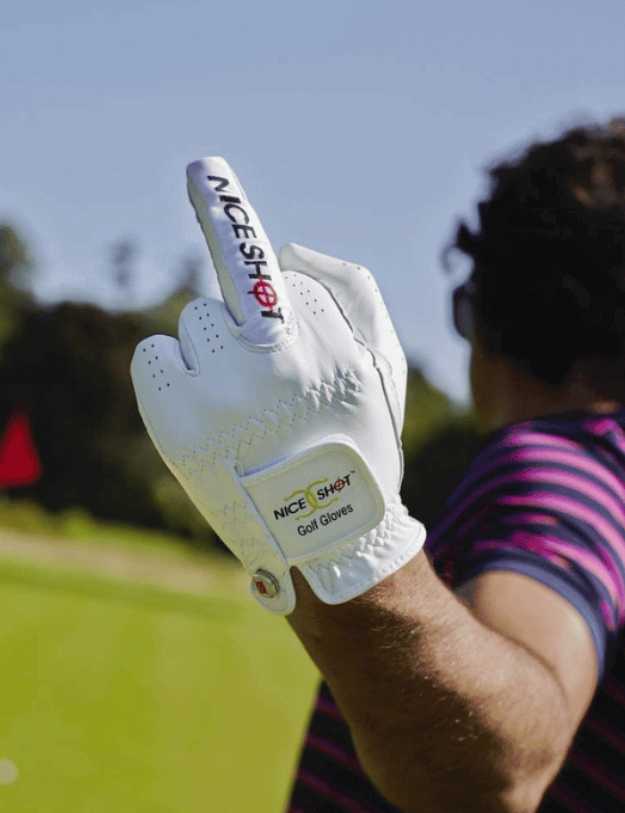Nice Shot The Bird Men's Golf Glove