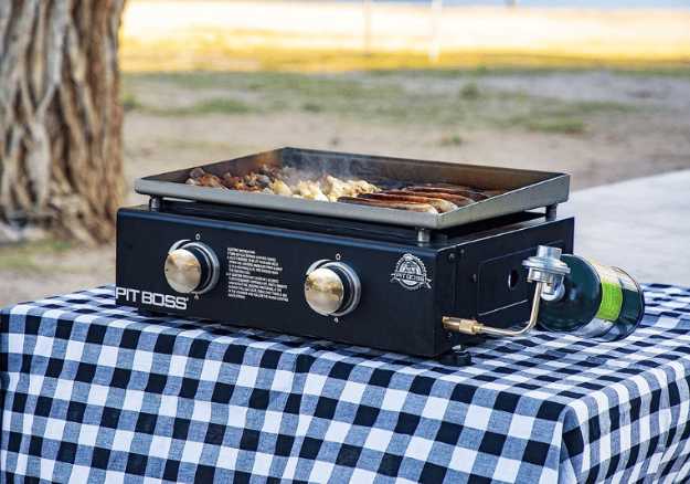 PIT BOSS Two Burner Portable Flat Top Griddle