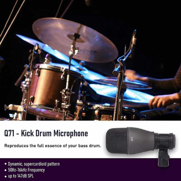 Samson DK707 7-Piece Drum Microphone Kit