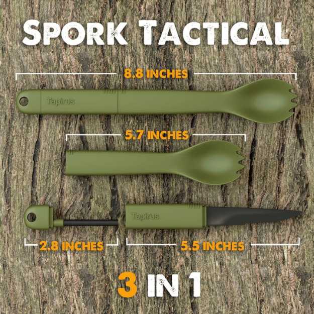 Tapirus Spork Tactical Green