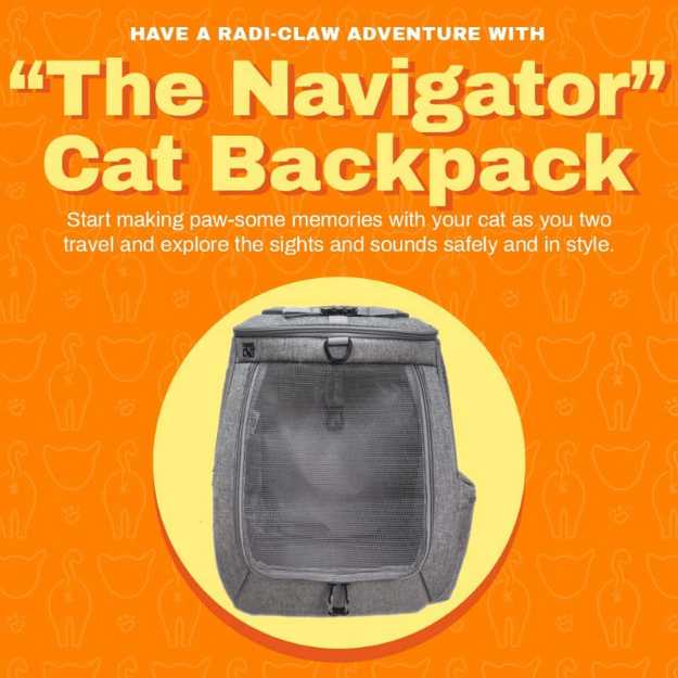 The Navigator Cat travel Backpack - Premium Pet Carrier