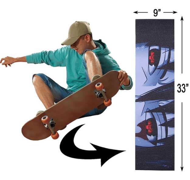 VIOSUN Skateboard Grip Tape Comic Design