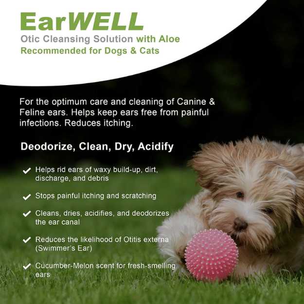 VetWELL Dog Ear Cleaner for Dogs