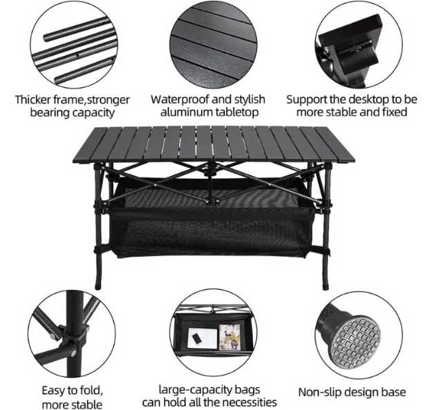 WUROMISE Camping Table