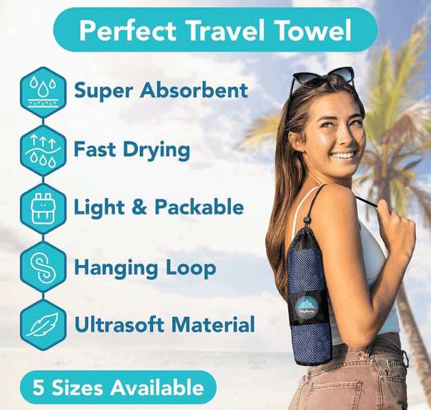 Youphoria Microfiber Camping Towel