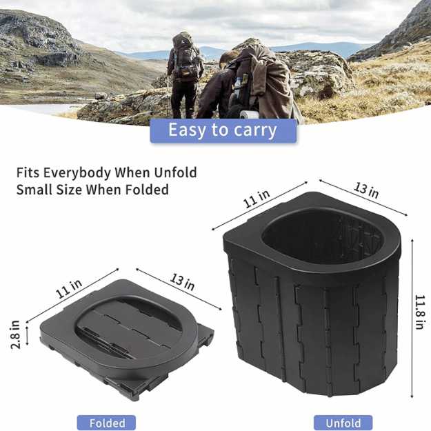 Zinyeme Portable Toilet for Camping