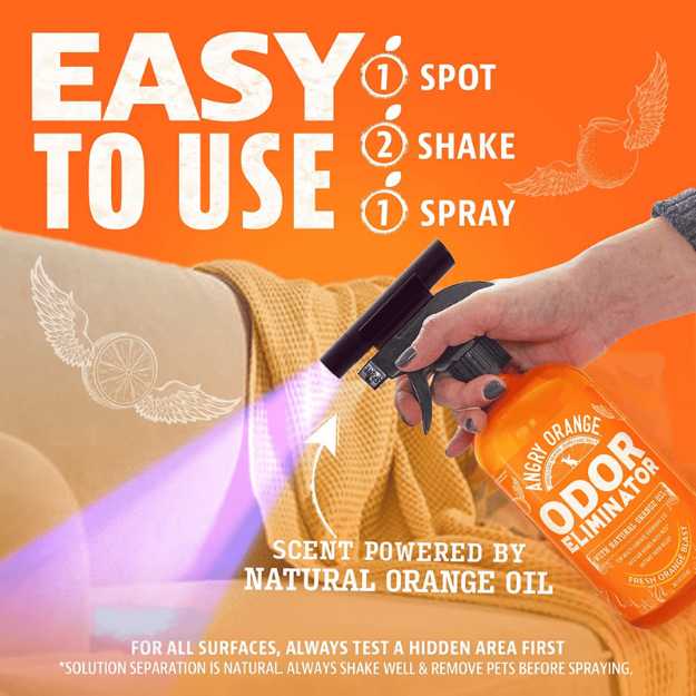 ANGRY ORANGE Pet Odor remover for Strong Odor
