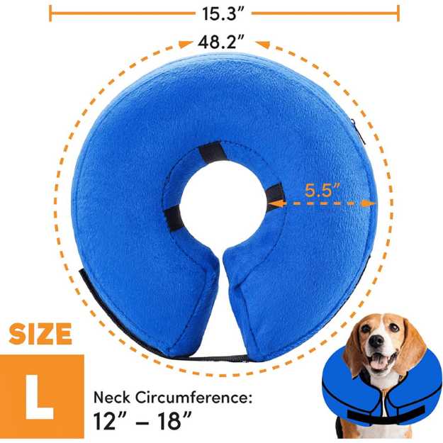 BENCMATE Protective Inflatable Collar for Dogs