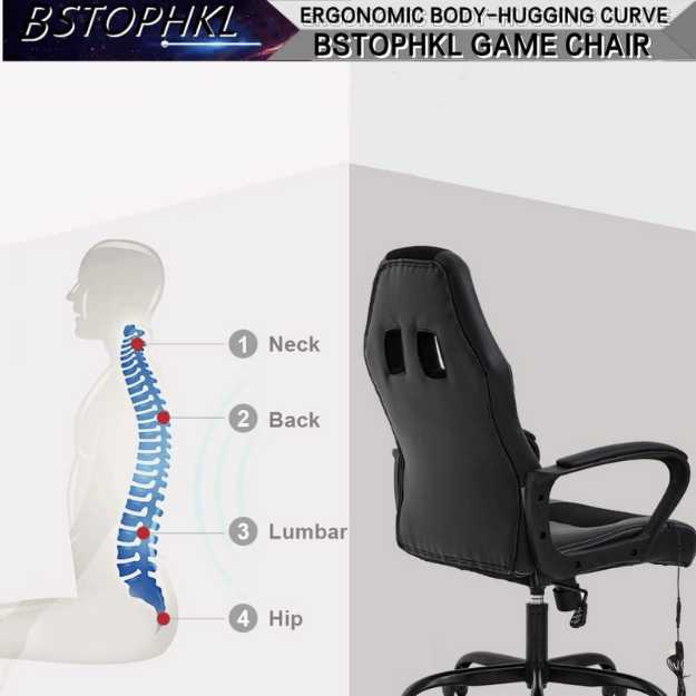 BSTOPHKL Massage Gaming Chair