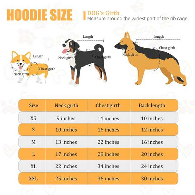 Dog Hoodie Security Dog Sweater