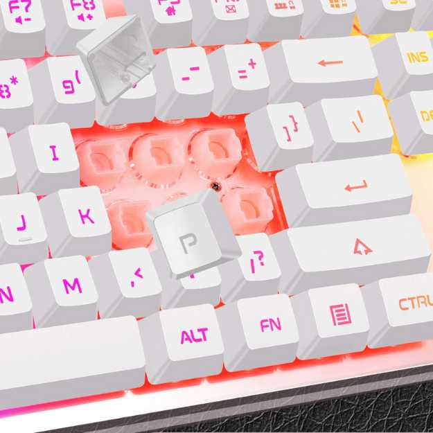 K1 LED Rainbow Backlit Keyboard And Gaming Mouse