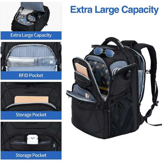KROSER TSA Friendly Travel Laptop Backpack
