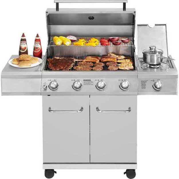 Monument Grills Larger 4-Burner Propane Gas Grill