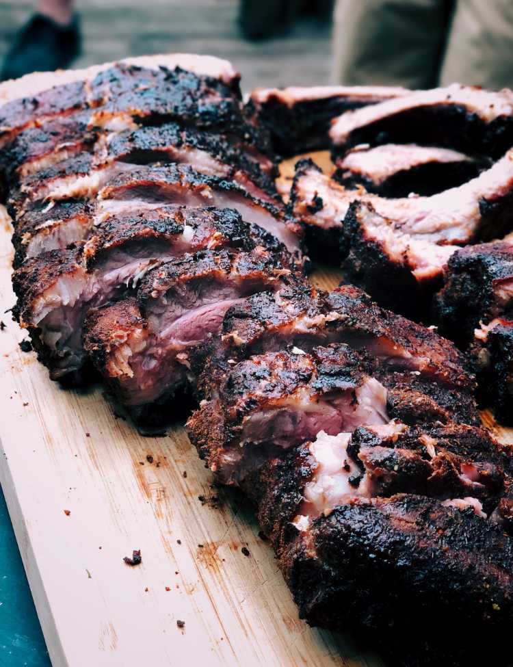 Perfectly smoked ribs! Pellet grilled perfection.