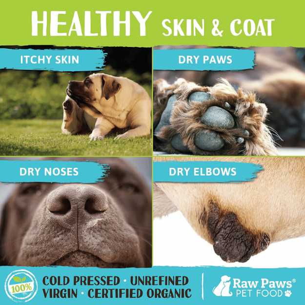 Raw Paws Organic Coconut Oil for Dogs & Cats