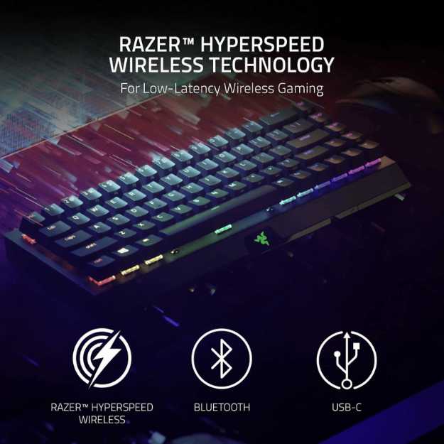 Razer BlackWidow V3 Mini HyperSpeed 65% Gaming Keyboard