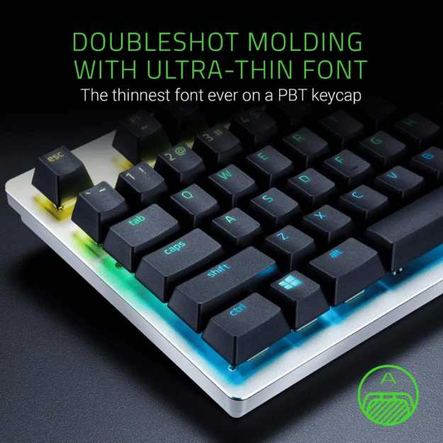 Razer Doubleshot PBT Keycap Upgrade Set for Mechanical & Optical Keyboards