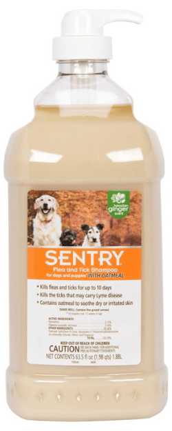 SENTRY Oatmeal Flea and Tick Shampoo for Dogs