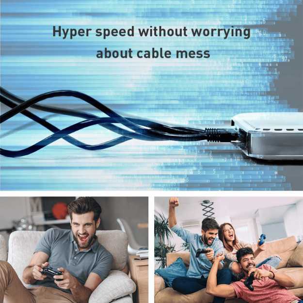 Smolink Ethernet Cable 10 ft, Cat 8