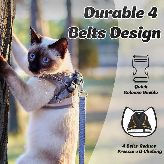 Supet Cat Harness and Leash Set for Walking