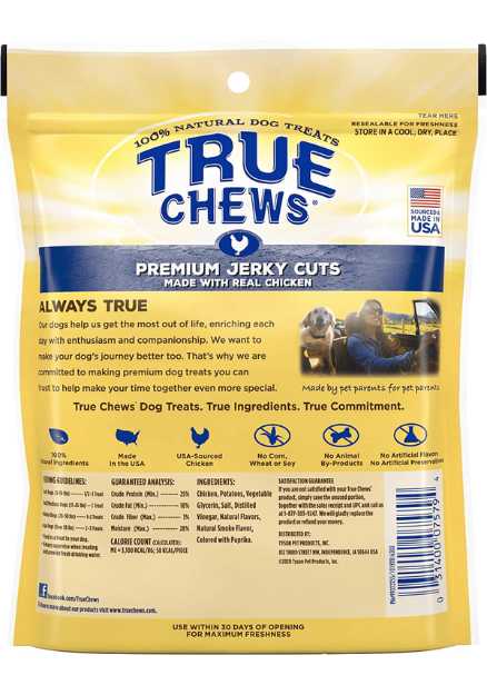 True Chews Jerky Cuts Natural Dog Treats